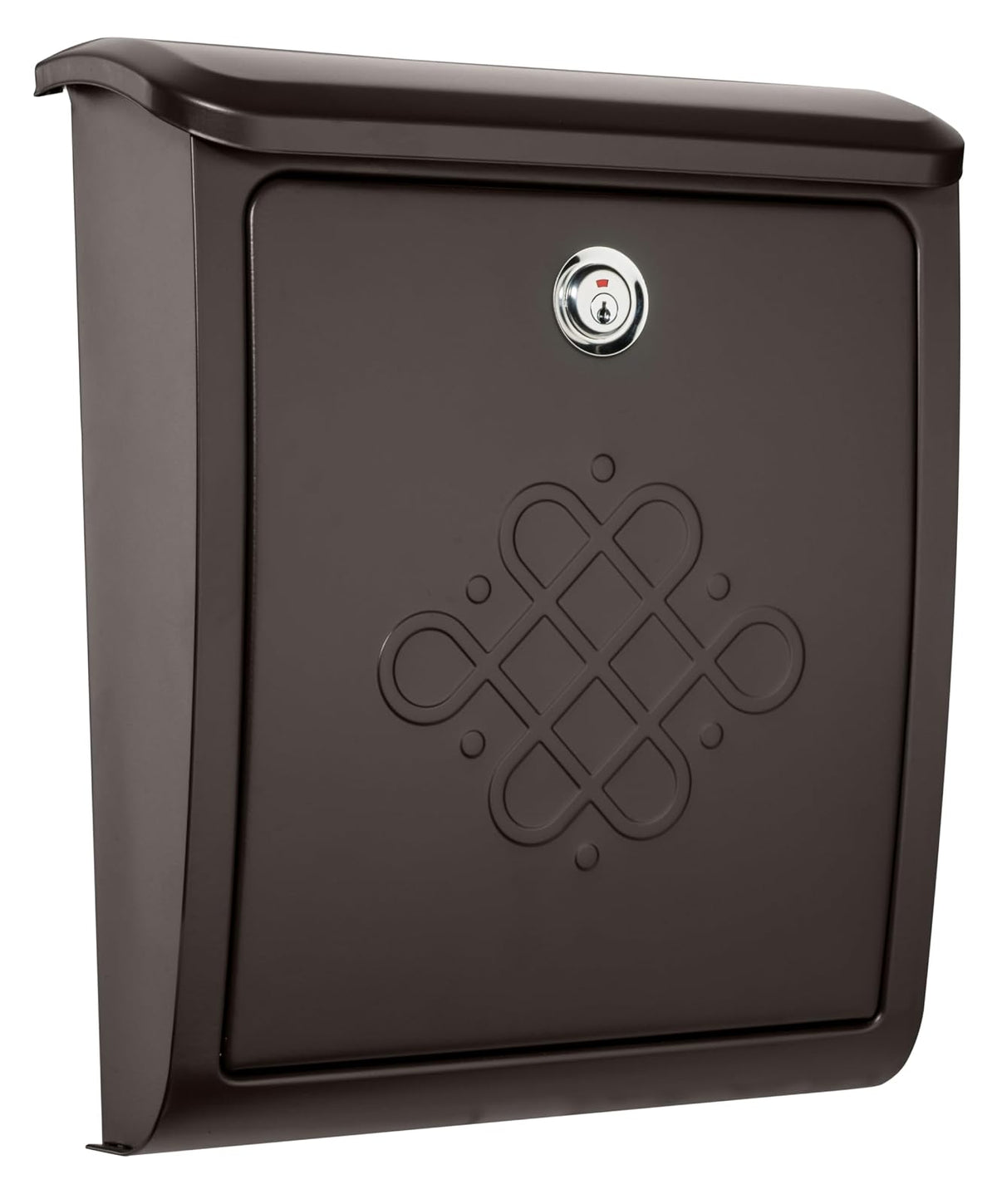 Architectural Mailboxes - Buzón de pared con cerradura (tamaño pequeño), color negro, Tradicional, Pequeño, Bronce frotado