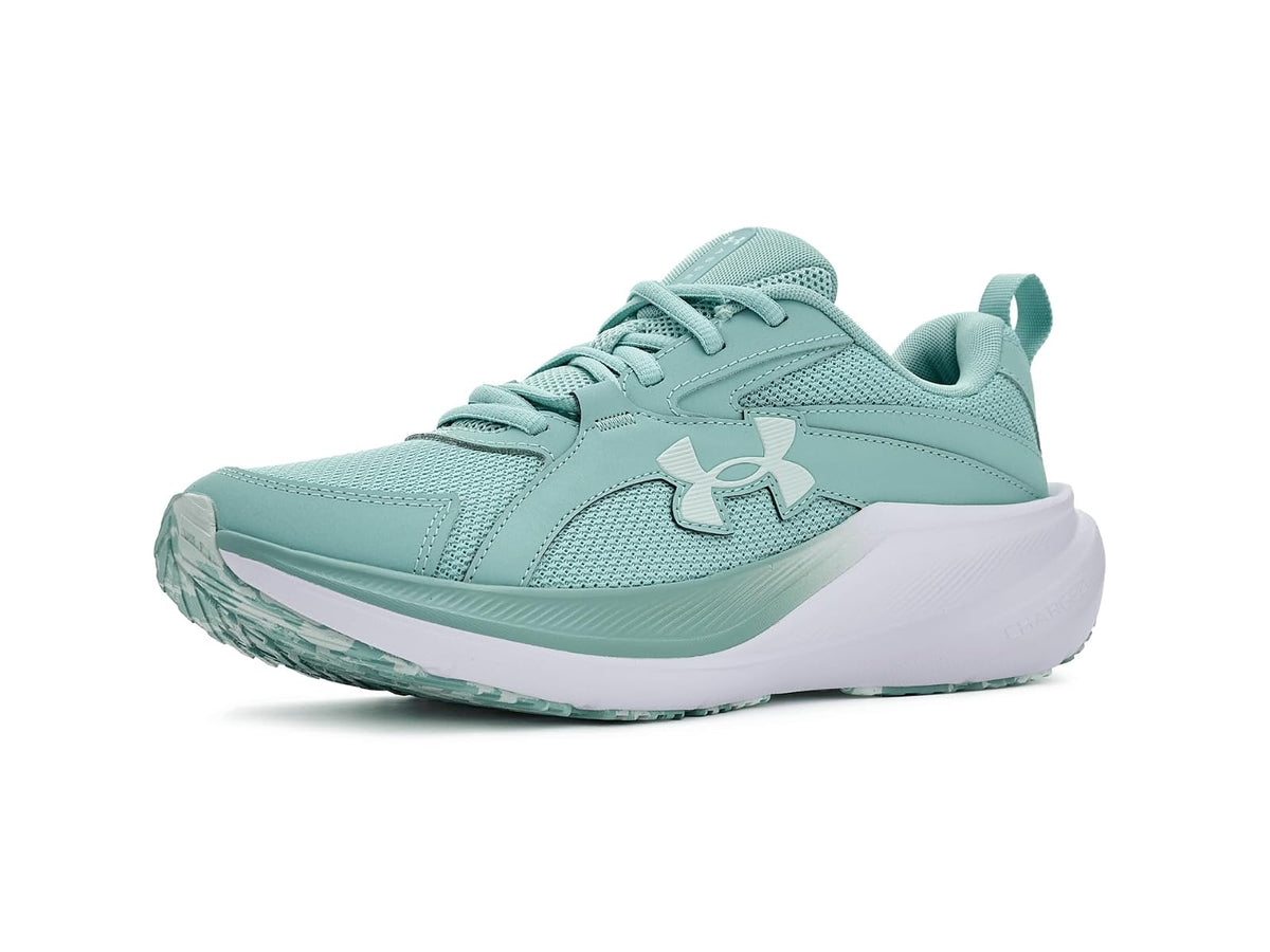Under Armour Assert 11 Tenis para Correr para Mujer - 24.5 cm - (477) Esmalte Azul - Esmalte Azul - Verde Ilusión