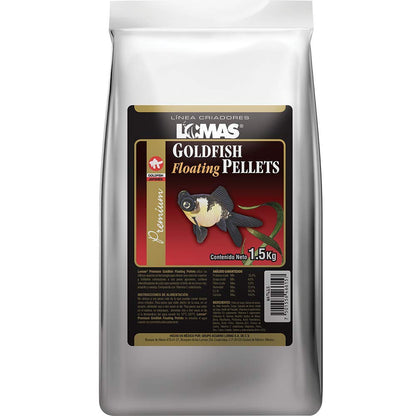 Lomas Mini Pellets para Pez Japonés 1.5 Kg | Alimento Flotante para Peces de Estanque y Goldfish Pequeños