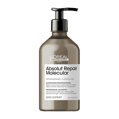 L'Oréal Professionnel Absolut Repair Molecular Shampoo Refill, Cabello Muy Dañado, 500 ml - 500ml