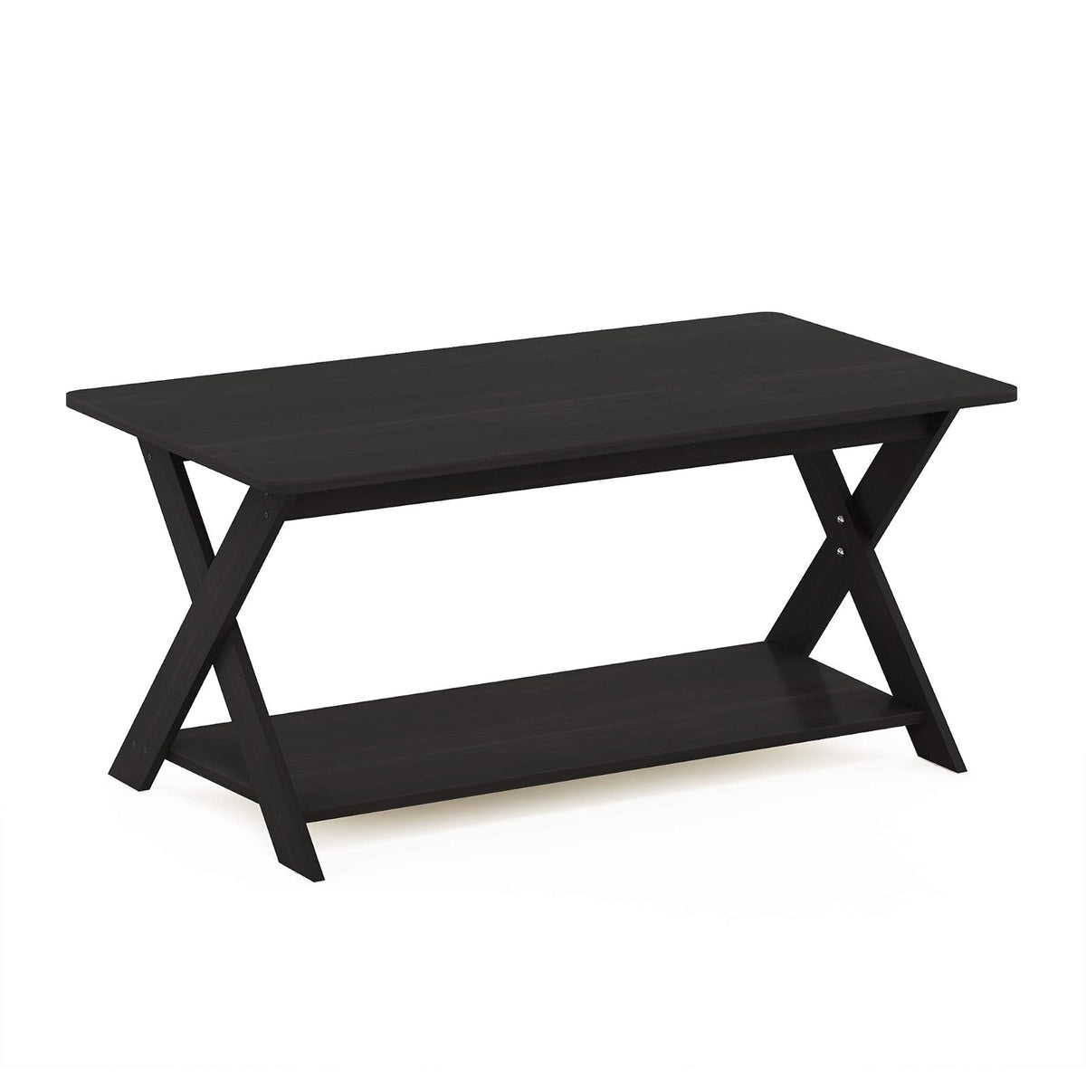 Furinno Mesa de Café Moderna y Cruzada, Espresso