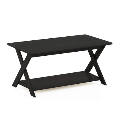 Furinno Mesa de Café Moderna y Cruzada, Espresso