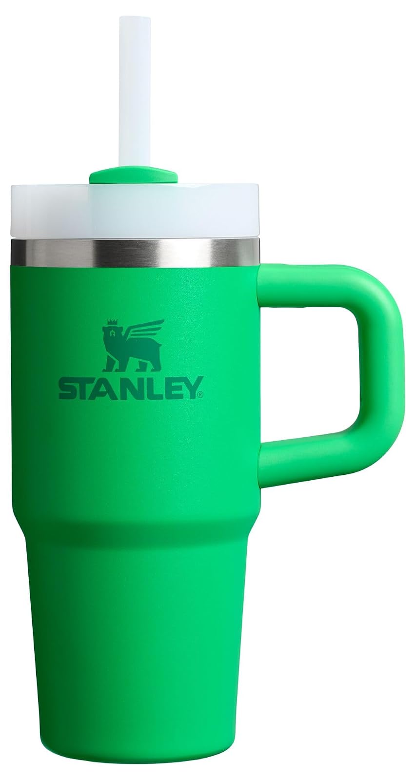 Stanley Quencher H2.0 Vaso con Asa y Popote, Tapa FlowState - 396 gr (14 onzas) - Meadow