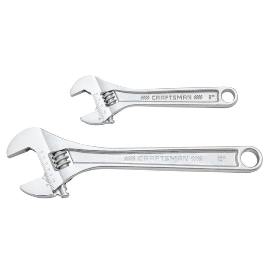 Craftsman Juego De Llaves Ajustables De Acero, 2 Piezas (CMMT12006)