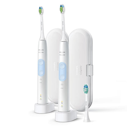 Cepillo de Dientes Eléctrico Philips Colgate SonicPro 40 2 pack | Remueve 600% Más Placa y Mejora de la Salud de las Encías, 62.000 Movimientos por Minuto, 2 Modos de Cepillado