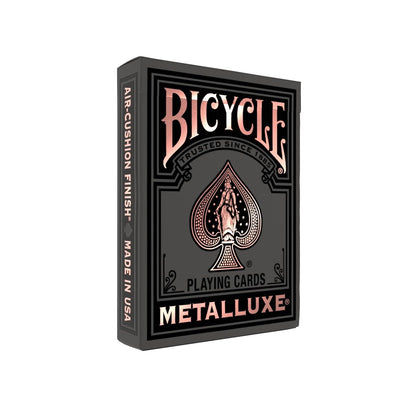 Bicycle Cartas de Juego Metalluxe Diseño de Lujo Coleccionable - Negro y oro rosa