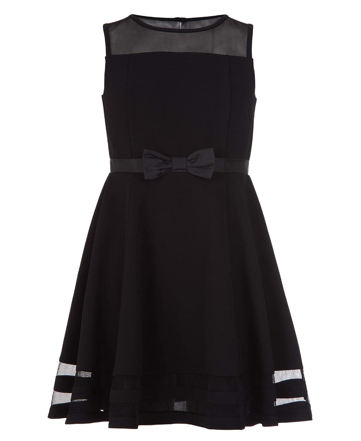 Calvin Klein Vestido de Fiesta sin Mangas para niña - Negro - - 12