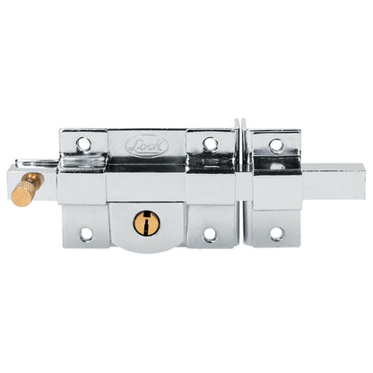 Lock L570DCB Cerradura Derecha de Barra Libre Llave Estándar Cromo Brillante en Caja