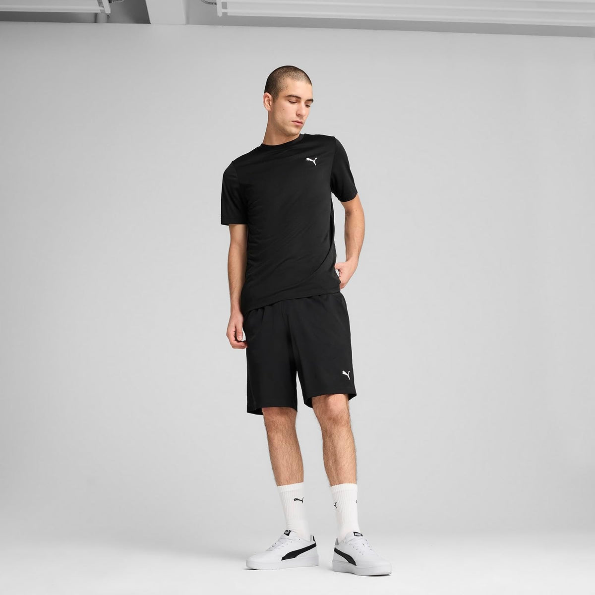 Puma Unisex ESS Small Logo Poly tee T-Shirts (1er Pack)