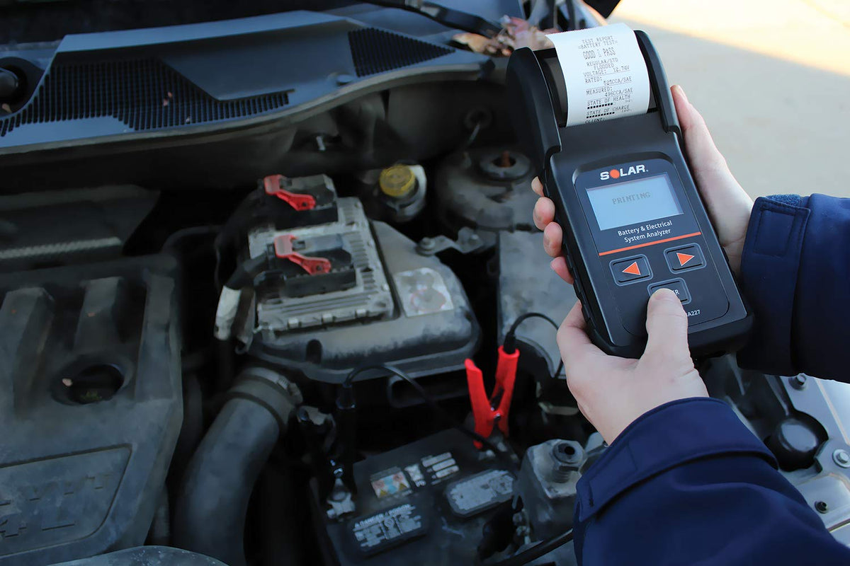 Clore Automotive BA227 Probador de batería con Impresora
