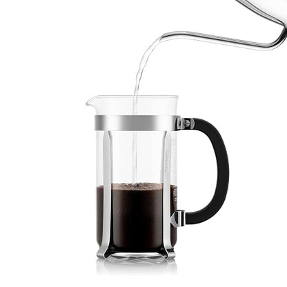 Bodum Chambord French Press Coffee Maker, 1 Liter, 34 Ounce, Chrome