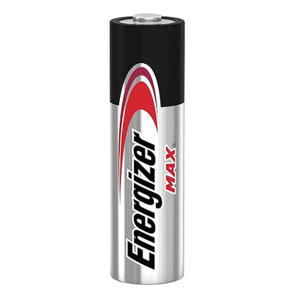 Energizer - Pilas Alcalinas AA, MAX Econopack, 1.5V, Paquete de 20 | Diseñadas para cámaras, consolas, juguetes y dispositivos electrónicos de uso cotidiano.