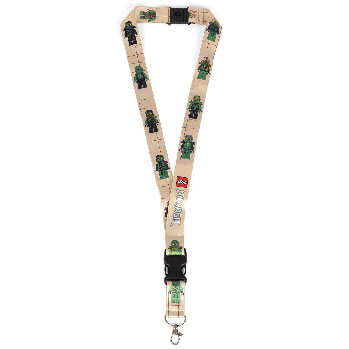 LEGO Cordón, correa para el cuello para llaveros, cordón desmontable para teléfono, llaves, insignia de identificación, con cierre y hebilla de liberación rápida - Lloyd