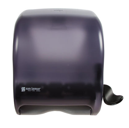 San Jamar Classic Element Dispensador de Toallas de plástico con Palanca, Color Negro Perla
