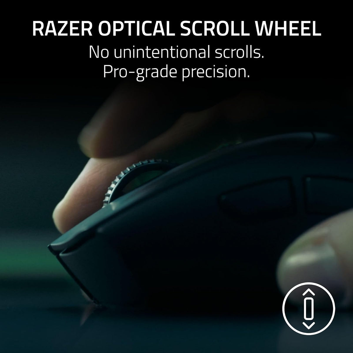 Razer DeathAdder V4 Pro - Mouse inalámbrico para Juegos: 56 g, Ligero, HyperSpeed Wireless Gen-2, Rueda de Desplazamiento óptico, interruptores ópticos Gen-4, Sensor Focus Pro 45K Gen-2, batería de