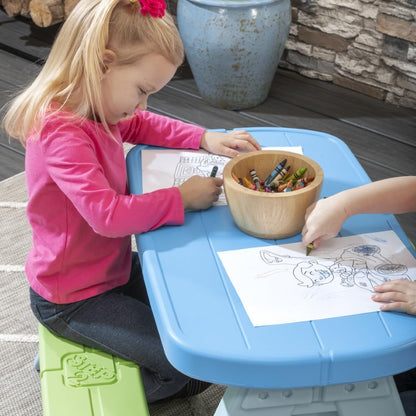 Step31 402499 Mesa de Picnic con sombrilla Sun & Shade, Multicolor