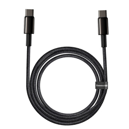 Baseus Tungsten Gold Fast Charging Data Cable Type-C to Type-C 100W 2m Black