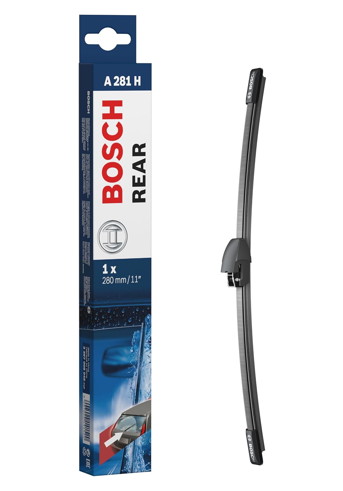 Bosch Escobillas Limpiaparabrisas ICON, Juego de 2, Varias Medidas - 11" (Pack of 1)