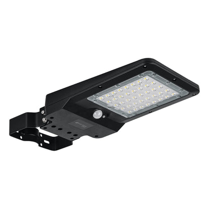 Volteck SUB-901L, Luminario suburbano LED 8 W con panel solar, luz blanca fría 6500K, IP 65, color negro