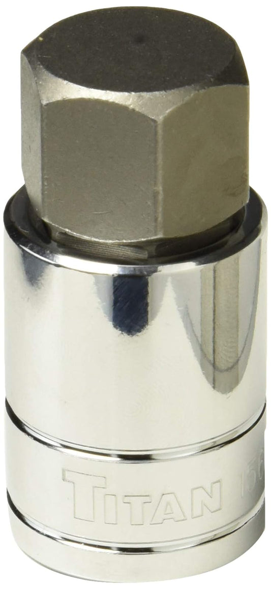 Titan Tools 15622 22 mm 1/2" Drive Hex Bit Socket