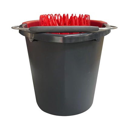 Vileda Cubo Gris Style - Cubeta con Exprimidor Resistente