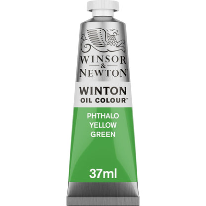 Winsor & Newton Winton Pintura al Óleo, Tubo de 37 ml, Dark Verdigris y Más Colores - Phthalo Yellow Green