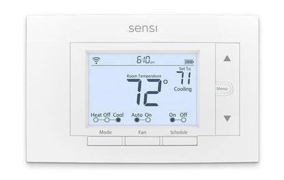 Emerson Sensi Termostato WiFi para Smart Home, hazlo tú mismo con kit de casa, 1, Blanco