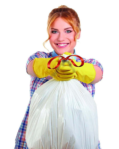 Aluf Plastics Tall Kitchen - Bolsas de basura con cordón de 13 galones (200 unidades a granel), 24 x 27 pulgadas, bolsas de basura comerciales al por mayor