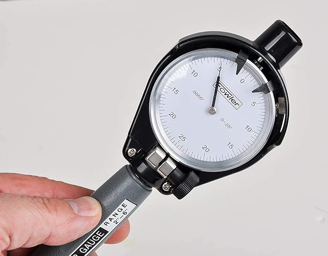Fowler 52-646-300-0, calibre de orificio de esfera cilíndrica con rango de medición de 6 pulgadas