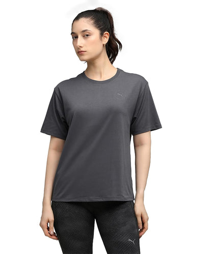 PUMA Chrome Graphic Playera Mujer - CH - Gris