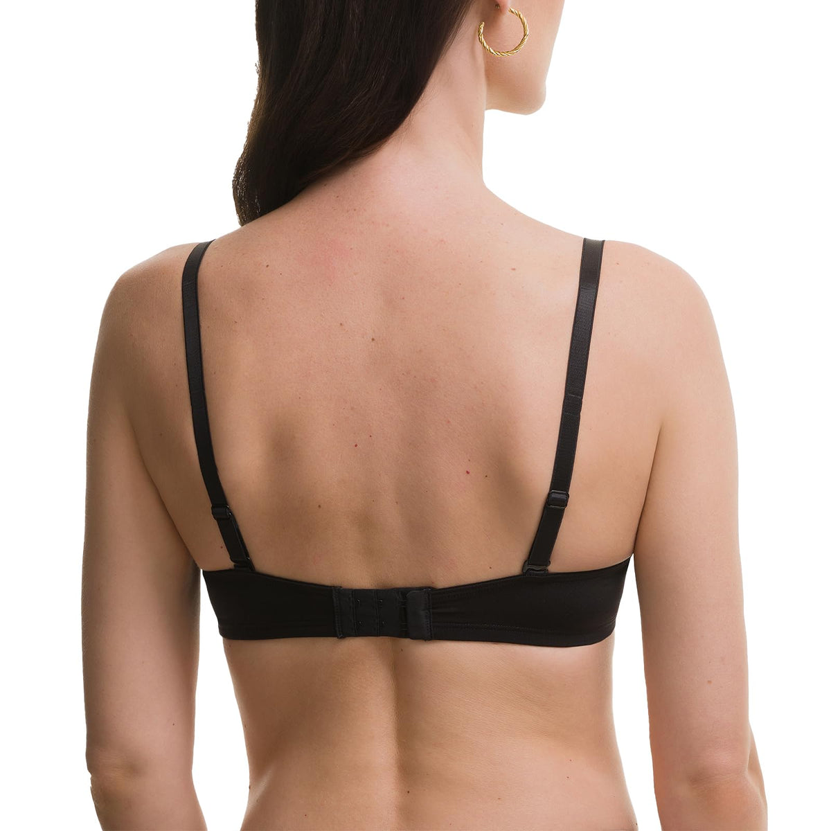 Playtex Bra Full Cover con Varillas y Tirantes Ajustables, Color Negro 36C