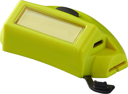 Streamlight 61710 Bandit Pro 180-Lúmenes LED Linterna Frontal Recargable USB con Correa Elástica, Amarilla