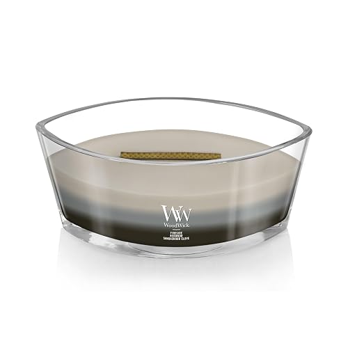 WoodWick Yankee Candle – Warm Woods Trilogy – Fireside, Redwood, sándalo