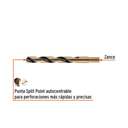 Truper Expert BAV-5/8-B, Broca alta velocidad, Turbo Steel, en blister, 5/8"
