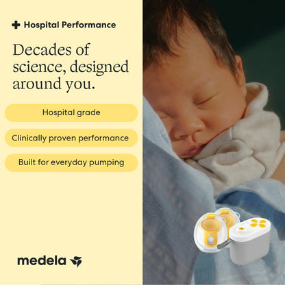 Medela Pump in Style Pro+ - Extractor de leche eléctrico manos libres | Extractor de leche doble portátil, copas de la colección InBra, comodidad anatómica, sin BPA, recargable, portátil, ligero