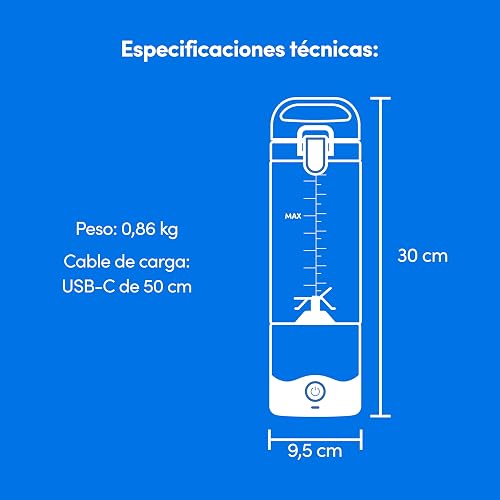 nutribullet Licuadora Portátil Negra 4 piezas