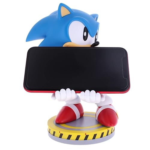 Exquisite Gaming Cable Chavo: Soporte Deslizante para teléfono sónico y Soporte para Driver – Sonic The Hedgehog – Figura con Licencia