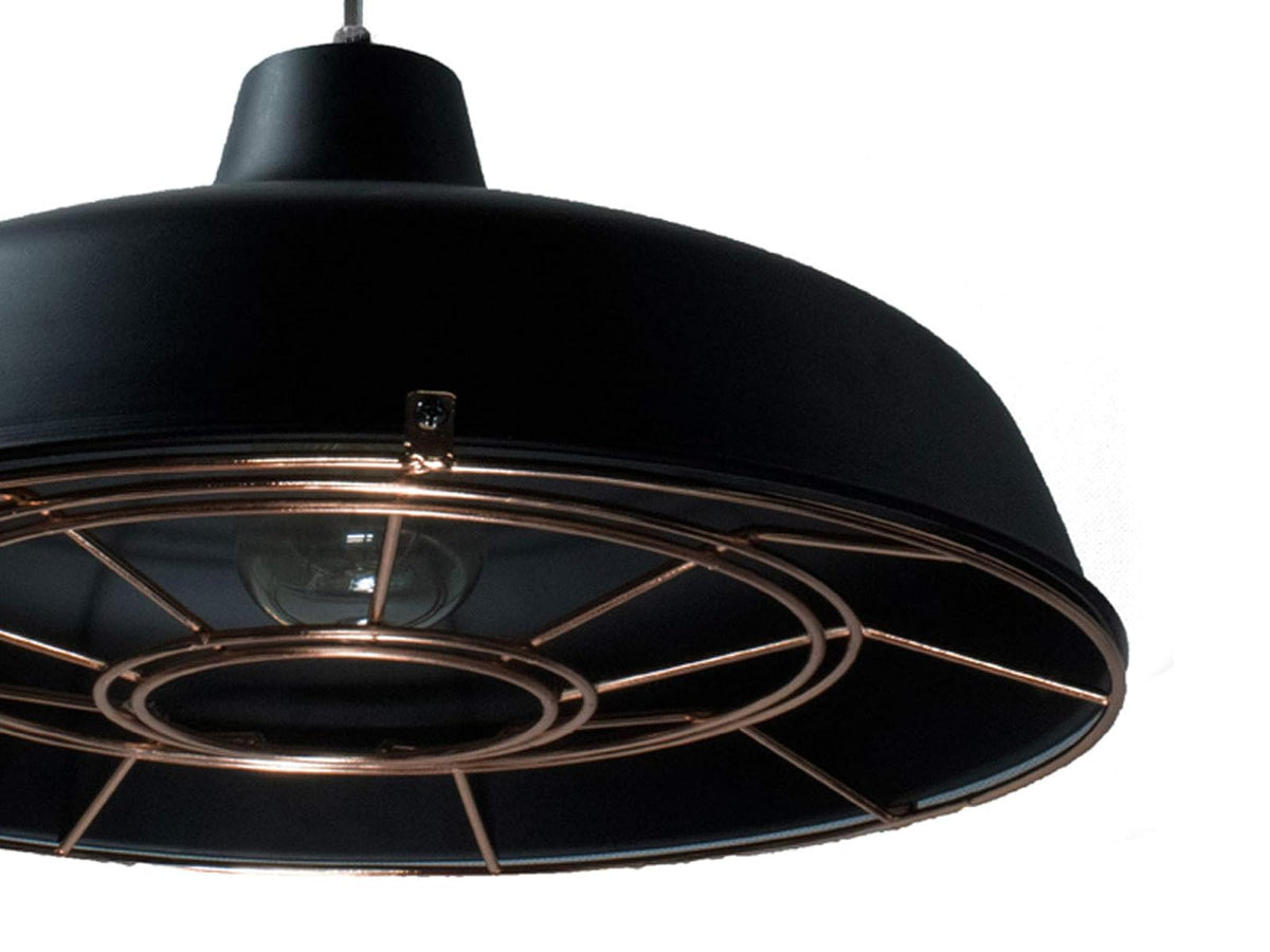 MAXXI MX-CL8034/CB MX-CL8034/CB, Negro-Cobre, Ø39xH13cm, pack of/paquete de 13