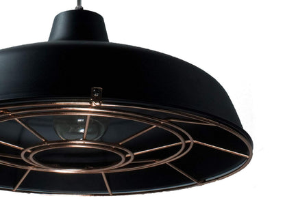 MAXXI MX-CL8034/CB MX-CL8034/CB, Negro-Cobre, Ø39xH13cm, pack of/paquete de 13