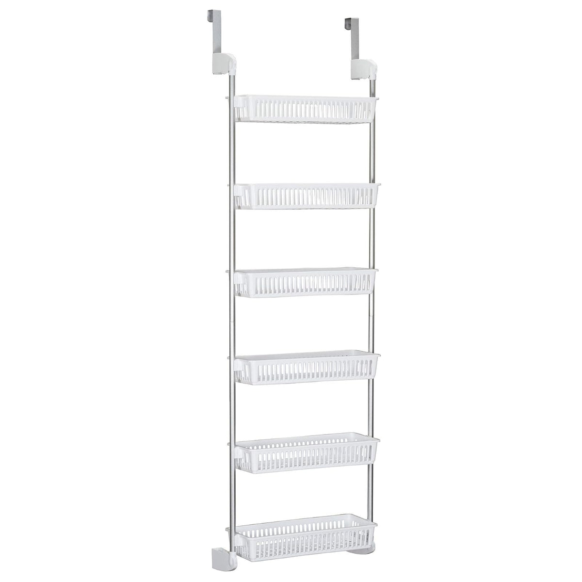 Household Essentials - Cesta organizadora de 6 Niveles en Blanco