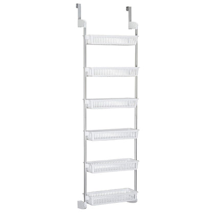 Household Essentials - Cesta organizadora de 6 Niveles en Blanco