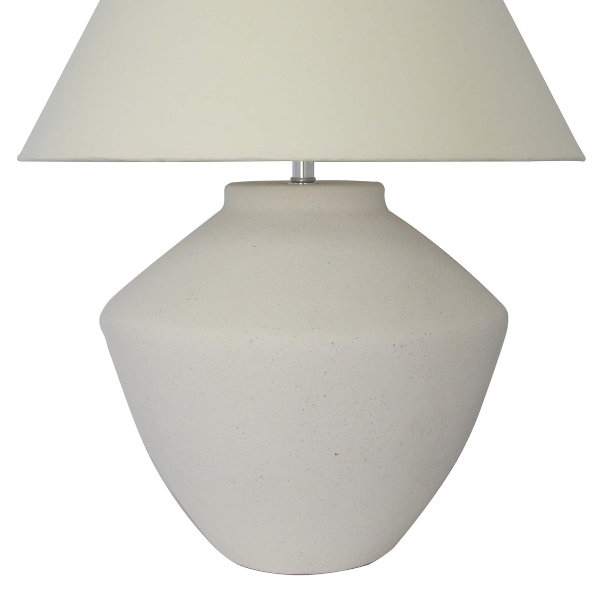 Luzerna CM-0206 Lámpara De Mesa Fagu Grande, Color Escarcha Mate, 1 Unidad