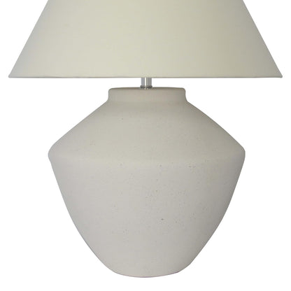 Luzerna CM-0206 Lámpara De Mesa Fagu Grande, Color Escarcha Mate, 1 Unidad
