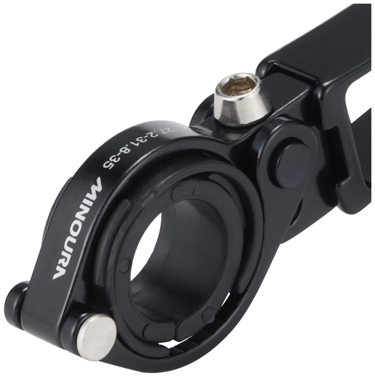 Minoura Montura para Accesorios para el manubrio con Abrazadera LW para hasta 2 artículos
