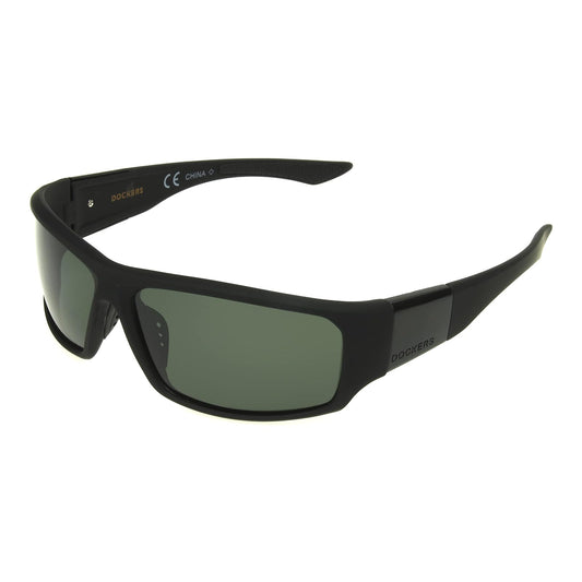 Dockers Gavin - anteojos de sol polarizadas para hombre, color negro, 57 mm, Negro -, 57mm