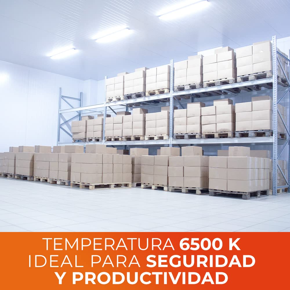 Tecnolite - Pack 8 Focos LED MR16 para Iluminación Interior, 5.5 Watts y 350 Lumens, Luz de Día No Atenuable, Ahorrador de Energía Eléctrica