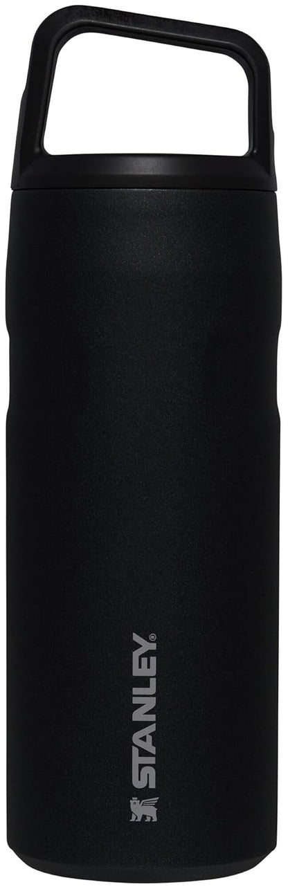 Stanley IceFlow Botella de Agua 24 oz Boca Ancha - BLACK GLIMMER - 16 onzas