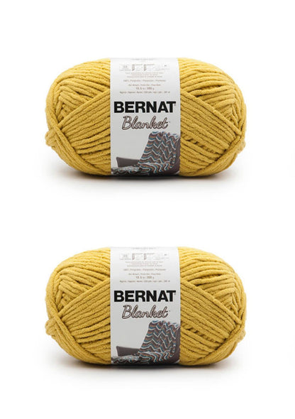 Bernat Blanket Estambre Chenille Súper Voluminoso, Paquete de 2 - Paquete de 2 - Musgo