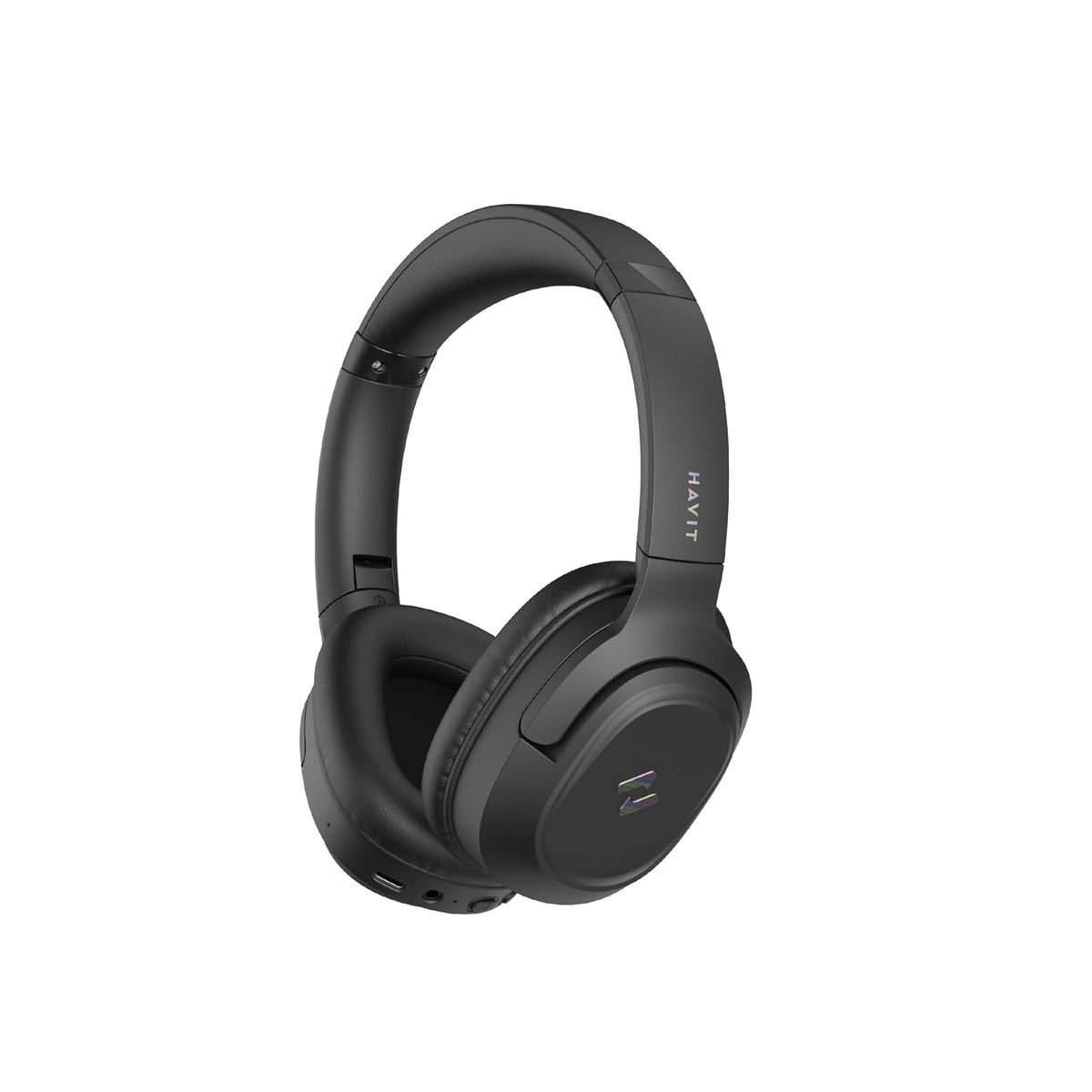 Havit H612BT Pro Audífonos Inalámbricos Over-Ear, Batería 40 h, Ice Mint - Negro ónix