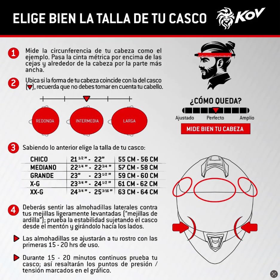 KOV Casco Waves Morado Thunder ABATIBLE para Moto Certificado Dot